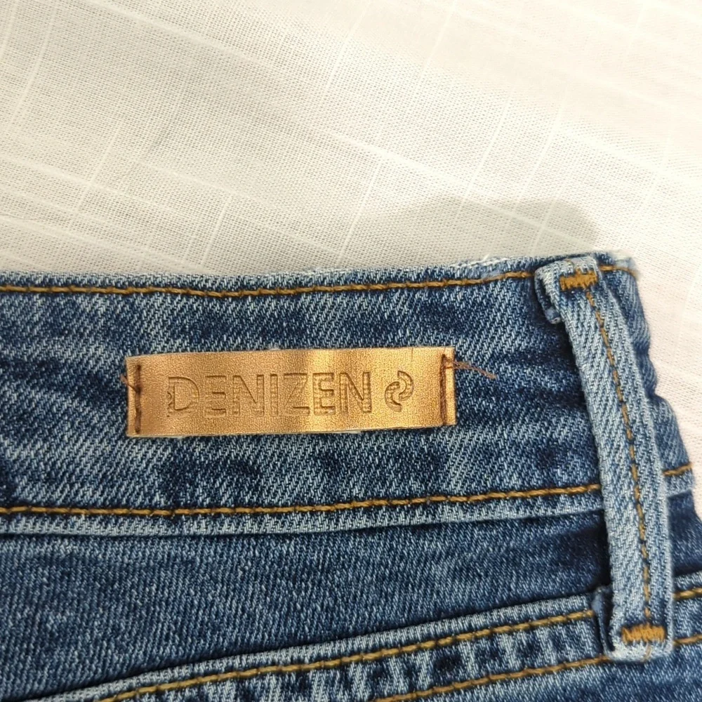 Denizen Levi's high-rise shorts, jean denim cut offs, women's size 10 / 30 - Picture 12 of 15